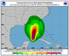 Eta could be near hurricane strength Wednesday morning. A tropical storm warning has been issued for the Gulf coast. 