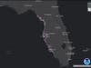 The areas in purple along the Gulf coast show the storm surge watch area. 