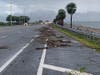 Tropical Storm Eta's impact could still be seen in the tons of debris the storm deposited on local roads, trails and beaches. 