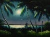 Livingston Roberts depicts moonlight on a river. 