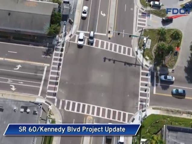 The Florida Department of Transportation is hosting a virtual public hearing Tuesday, Dec. 8 at 2 p.m. for proposed median modifications along Kennedy Boulevard from West Shore Boulevard to Woodlynne Avenue in Tampa.