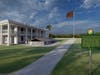 John Sims, Freedom Memorial at Gamble Plantation, 2020. Video animation with sound, 12 foot Afro Confederate flag, marker.