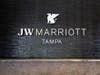 The front entrance of the JW Tampa Marriott Water Street