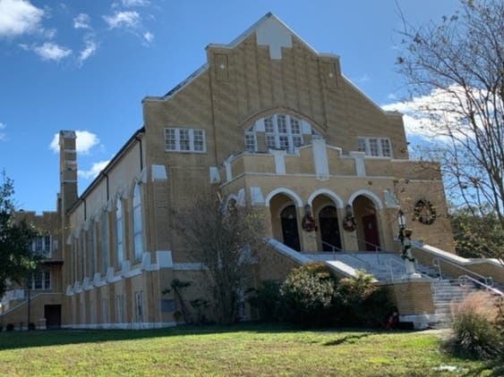 The matching grant funds will support rehabilitation activities that include window restoration and the cleaning, preservation, restoration and refinishing of exterior building components at the Seminole Heights United Methodist Church. 