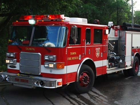Armature Works in Tampa was evacuated Monday morning after construction workers reportedly hit a gas line, according to Tampa Fire Rescue.