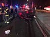 Clearwater Police and Clearwater Fire & Rescue responded to a motorcycle crash with injuries at Drew Street and Highland Avenue just after 7 p.m. Sunday.