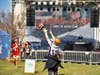 The NFL Experience football theme park opened with Bucs legend Derrick Brooks ushering the Vince Lombardi Trophy to Julian B. Lane Park where it will be on display for photos. 
