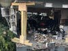 According to police, the 2006 Pontiac G6​ was traveling north on Highland Avenue at a high rate of speed when the driver lost control. 