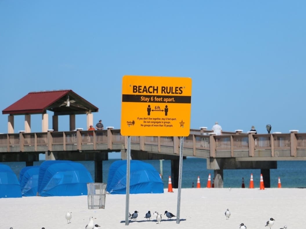 In addition to the usual hijinks that accompany spring break in Florida, police departments have the added challenge of ensuring that visitors and businesses adhere to coronavirus mandates. 