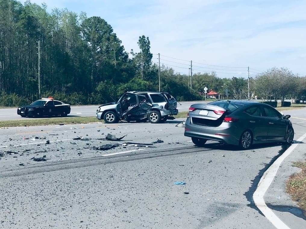 Two people have died following a crash Friday afternoon on Mitchell Boulevard at Lytton Street. 
