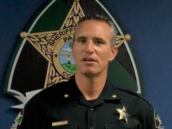 “It almost looked like a horror movie where somebody has that much blood all over them,” Sheriff Chris Nocco said.