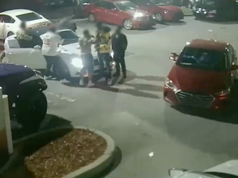 Detectives said Bervis Sanders leaned over from the driver's side of his car, extended his arm outside the passenger's side window and began shooting at the group of friends.