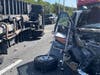 Clearwater police are investigating a crash that occurred in the westbound lanes of Courtney Campbell Causeway Thursday afternoon involving two tractor-trailer trucks, a pickup truck and five other vehicles.