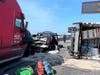 Clearwater police are investigating a crash that occurred in the westbound lanes of Courtney Campbell Causeway Thursday afternoon involving two tractor-trailer trucks, a pickup truck and five other vehicles.