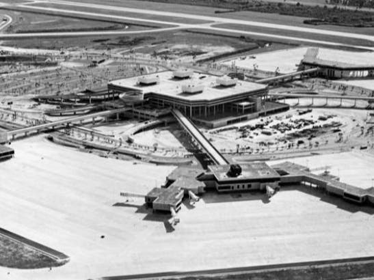 The Airport’s Main Terminal building opened to the public on April 15, 1971. 