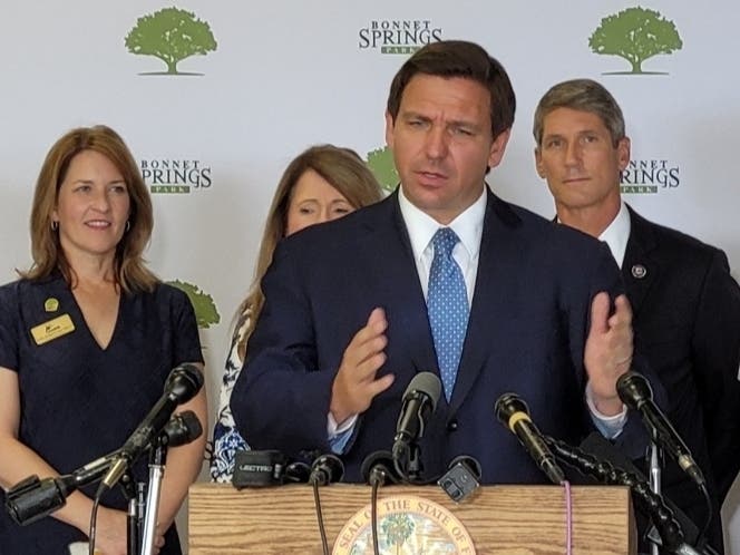 Florida Gov. Ron DeSantis said he plans to sign the Transparency in Technology Act into law.