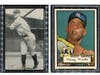 Left is a 1925 Lou Gehrig card and right is a 1952 Mickey Mantle card.