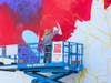 DAAS began preparation work on the mural May 17 and will be painting for about two more weeks at the Franklin Street site, where the public is invited to see the art come to life in downtown Clearwater.