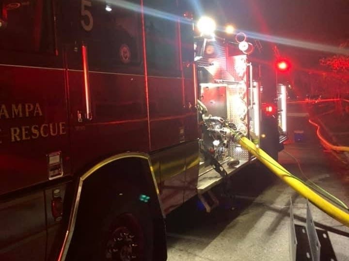 Fire investigators said the fire was caused by lit cigarette butts that were tossed into the mulch pile.