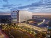 A rendering of the new surgical facility shows the facility sitting on more than 20 acres and featuring more than 498,000 square feet of space.