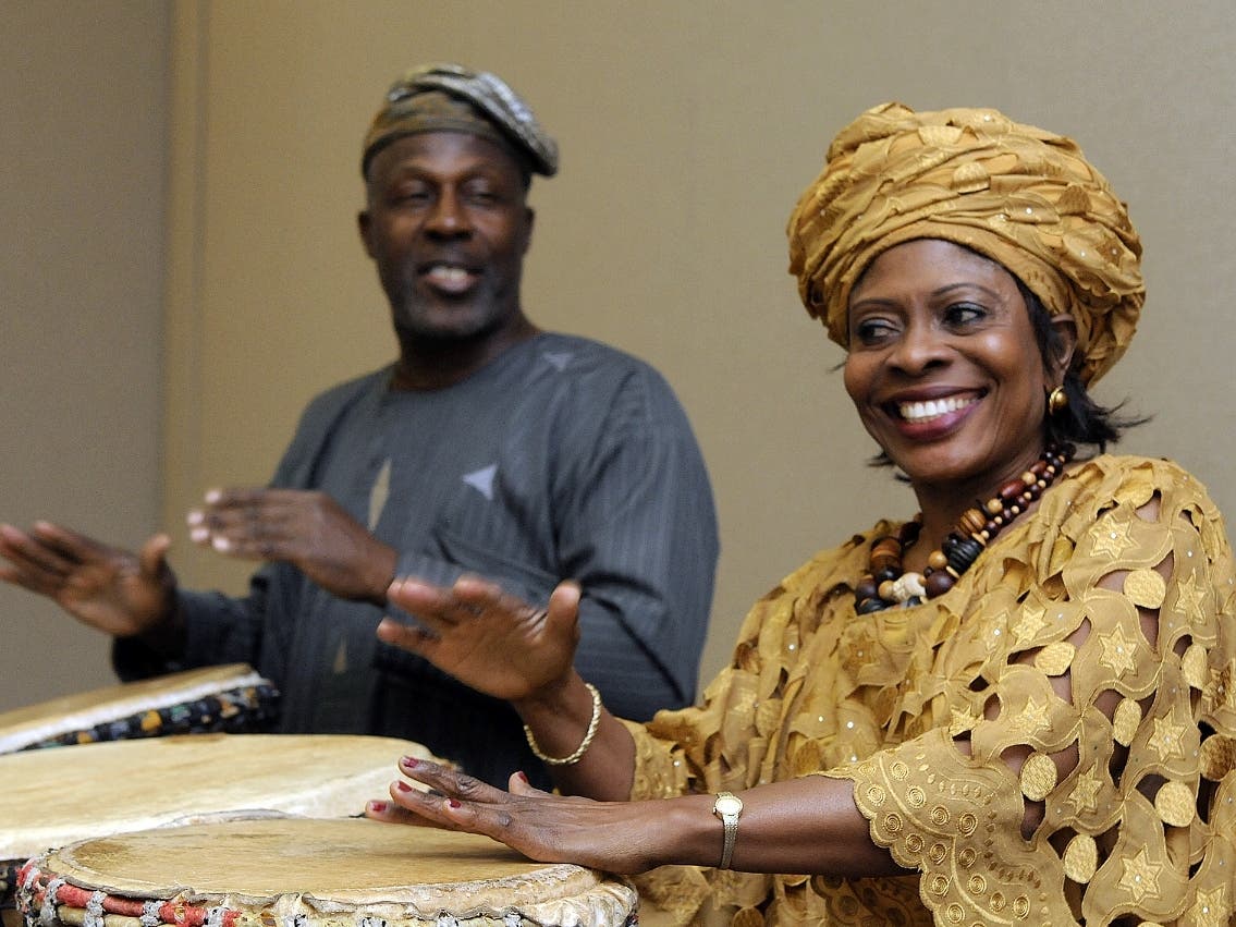 Orisirisi African Folklore is co-produced, directed and performed by a husband and wife team comprised of Nigerian born Adetutu “Tutu” Harrell and music scholar Don Harrell. They will headline the festival.