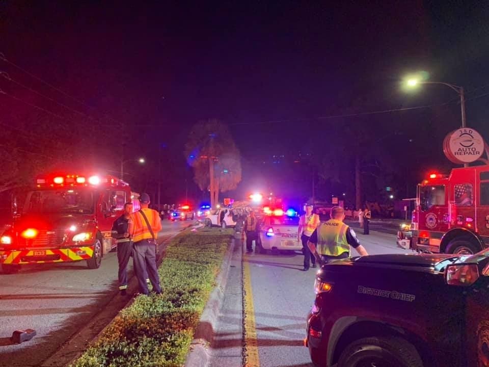 Police said they found a stolen handgun and narcotics inside the SUV. 