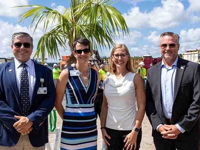 BayCare marked a new milestone in the construction of its newest, state-of-the-art hospital in Wesley Chapel.