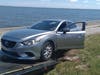 The hit-and-run driver was driving a Mazda 6. 