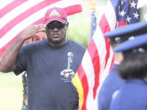 Disabled U.S. Army veteran Thomas Brown serves as Tampa Crossroads’ veteran outreach coordinator.