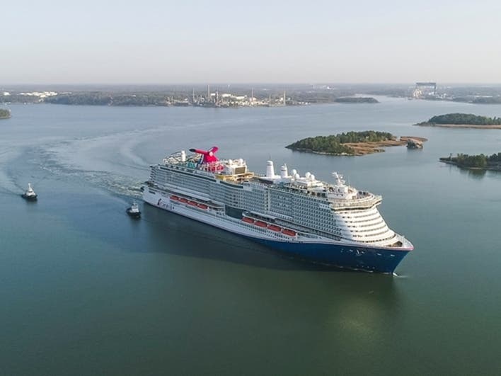 On the same day Florida posted a record number of new coronavirus cases, the Carnival Mardi Gras cruise ship set sail on its maiden voyage.