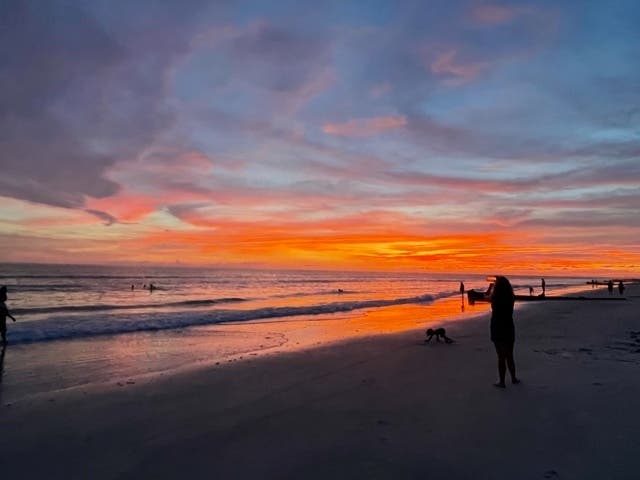 The beach is an ideal spot to take in scenic sunsets this Labor Day weekend. This sunset at Madeira Beach was shot by photographer Robert Gomez. 