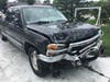 A resident escaped with only minor injuries when a 30-year-old Port Richey woman driving a GMC pickup truck collided with the front of a home at 7331 Oak Crest Drive. 