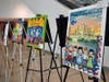 The winning Hispanic Heritage poster contest entries are now on display at Tampa International Airport. 