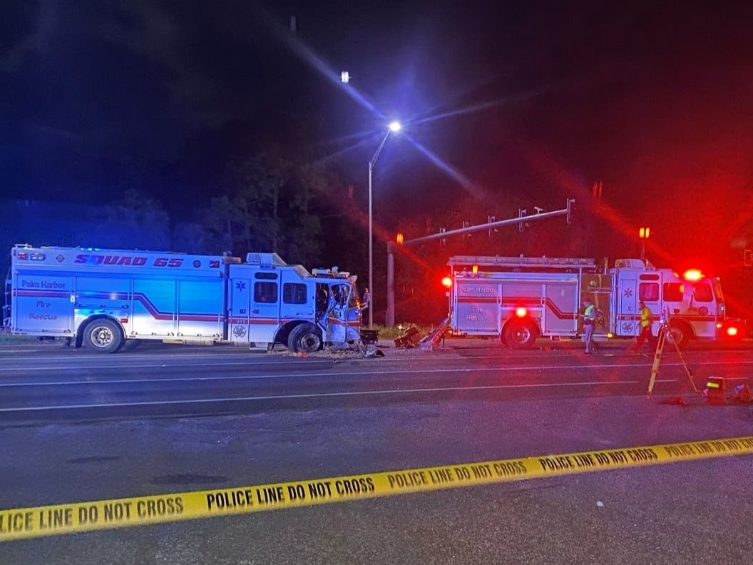 Firefighter Critical After Being Struck By Pickup At Crash Scene | Palm ...