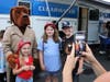 Photo ops with McGruff the Crime Dog are always popular. 
