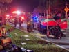 According to Clearwater police, at 10:29 p.m., Norman Winston, 32, was driving a 2010 Volkswagen north at a high speed on Bayshore Boulevard near San Mateo Street when he lost control of the car and crashed into some trees. 