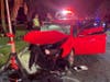 According to Clearwater police, at 10:29 p.m., Norman Winston, 32, was driving a 2010 Volkswagen north at a high speed on Bayshore Boulevard near San Mateo Street when he lost control of the car and crashed into some trees. 