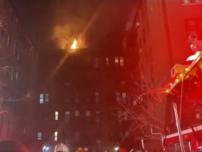 Although units arrived within four minutes, the fire spread quickly to the top floor of the six-story apartment building, escalating it to five alarms and prompting the chief to call in additional fire units.