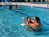 The Mezrah Family Aquatic Center has an eight-lane, 25-yard competition lap pool, a warm-water zero-entry recreation pool, family-friendly splash pad and a heated spa.