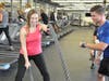 The fitness center has full-body workout cardio equipment with personal viewing screens, free weights and strength training equipment.