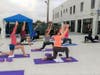 The center offers barre, yoga, dance fitness, boot camp, cycling, Pilates, kickboxing, tai chi and Zumba classes.