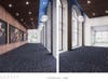 The lobby will be more than 2,100 square feet.