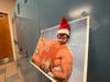 Known as Richey at the New Port Richey Police Department, the elf has been getting buffed. 
