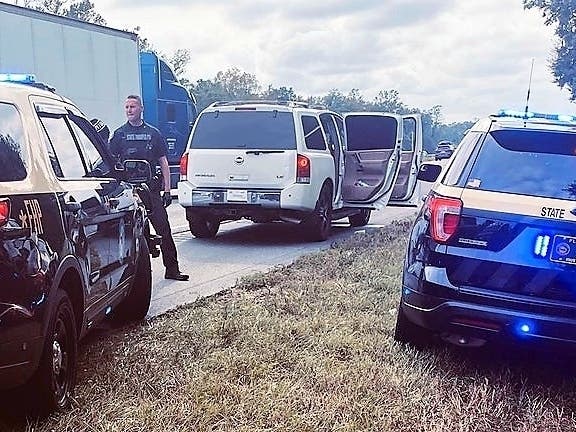 Florida state troopers discovered a nest of human traffickers during a routine traffic stop along Interstate 75 of vans with heavily tinted windows. 