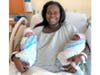 Solanda Gomez gave birth to twin boys on Feb. 22, 2022.