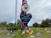 On Friday, members of Team Pinellas rode their bikes to the memorial for Magli on East Lake Road where riders paid their respects.