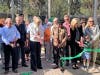 Hillsborough County Commissioner Gwen Myers cuts the ribbon for the Florida Wilds.