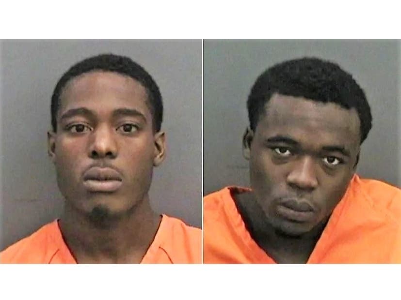 Jeffrey Davis, 24, left, was sentenced to 24 years in federal prison and Tyee Spike, 19, to 26 years and three months in prison for robbing multiple stores at gunpoint.
