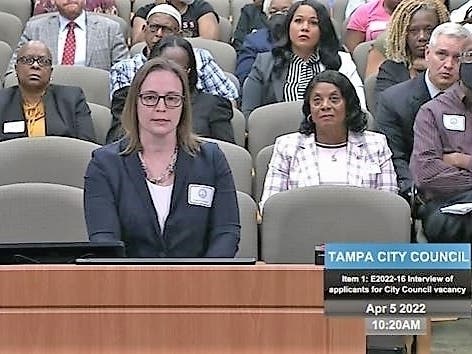 Amanda Lynn Hurtak will be the sole woman serving on the Tampa City Council. 