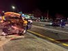 A driver is facing multiple DUI charges after crashing into a parked Florida Highway Patrol Saturday night. 
